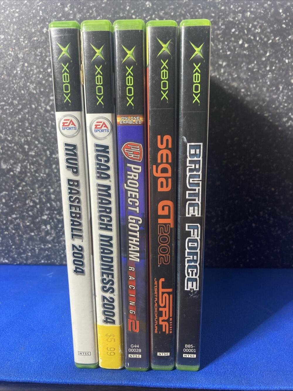 5 Xbox Games Lot